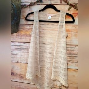 zoe & rose Gently preloved Open Weave Long Cover Up ♥️